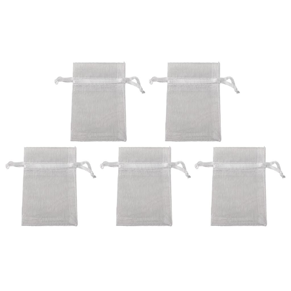 Klasické bílé organzové sáčky na párty 100 ks na události a suvenýry