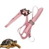 Harness Strap For Tortoise Adjustable Harness Leashes PU Leather Outdoor Control Rope Soft Chest Collar Multi-Color Walking Lead