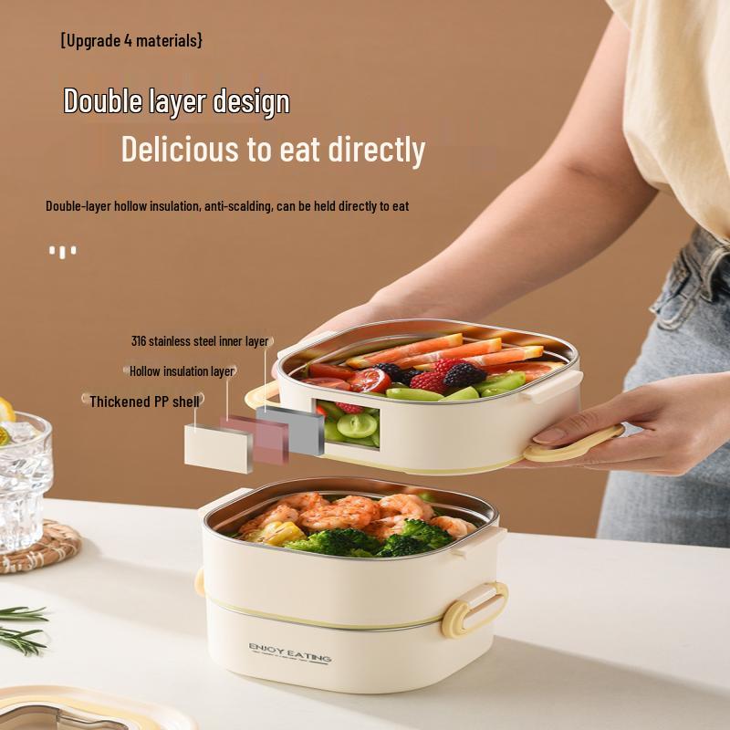 ZISIZ Stainless Steel Insulated Lunch Box
