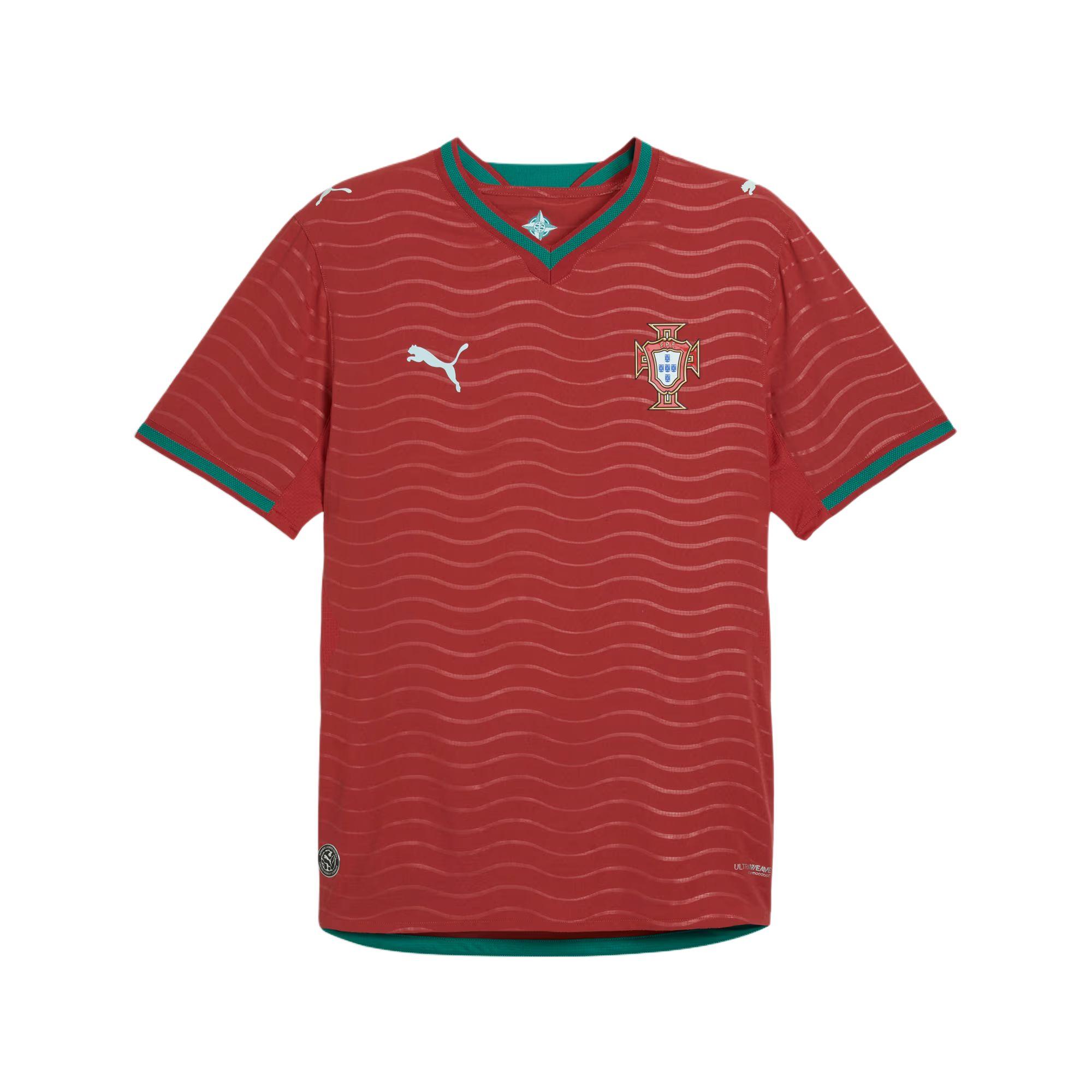 

Puma FW25 Португалия Аутентичная Домашняя Легкая Футболка с Коротким Рукавом Мужская топы 783276-01 S