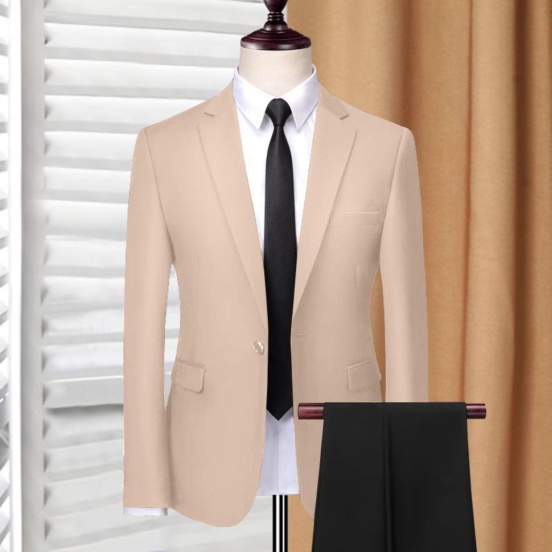 Herre luksus businessdresser i koreansk stil: Profesjonelle og avslappede slim fit jakker