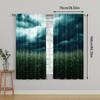 2pc,  Scene Curtain Dramatic Sky Durable Polyester,Without Electricity Festive Holiday Applies To Indoor Celebrations, Room