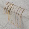 Hot-selling Butterfly Heart-shaped Design Multi-layer Stacked Bracelets, Personalized Creative and Versatile Jewelry Combination Set