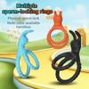 Men's Silicone Penis Ring Clitoris Stimulator Cock Ring Ejaculation Delay Penis Ring Erection Ring Sex Toys for Men Couples