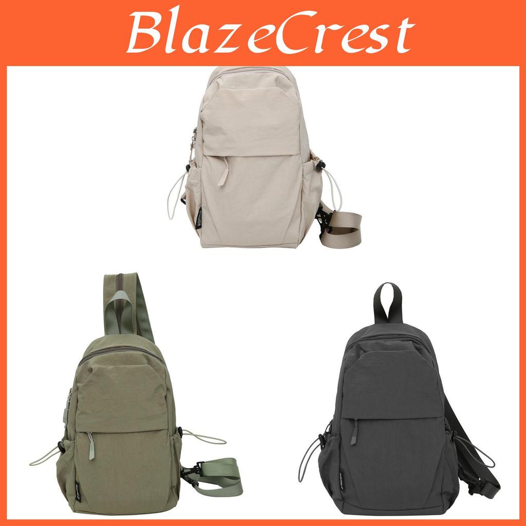 Urban Nylon Chest Bag With Design For Daily Use Men Women