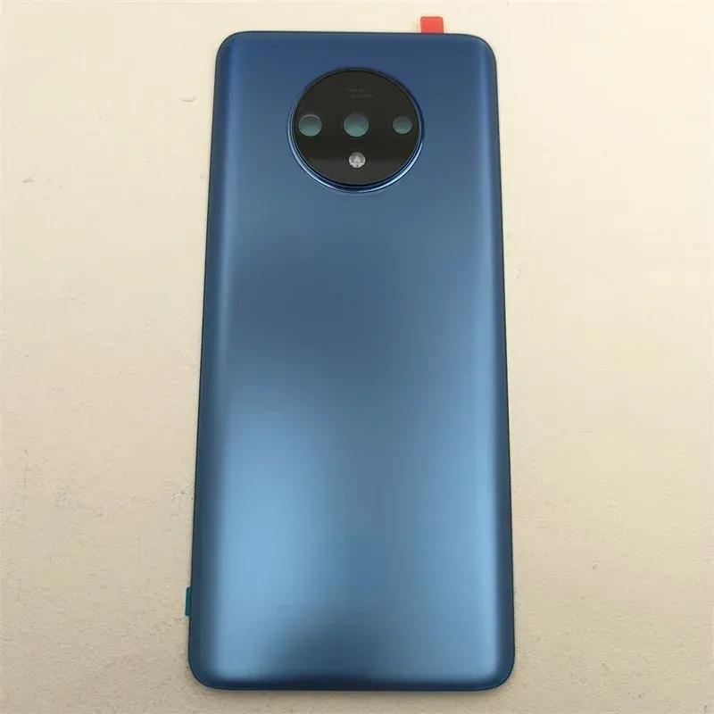 Glass Back Battery Cover Panel Housing Case Replacement Parts for OnePlus7T HD1901 HD1903 with Camera Lens