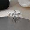 Gu Maoning's Korean Style Zircon Airplane Ring for Women
