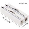 1pc Cling Film Cutter Minimalist Wall Mounted Wooden Kitchenware Multi Compartment Layer Hidden Scratchers Kitchen Organizer