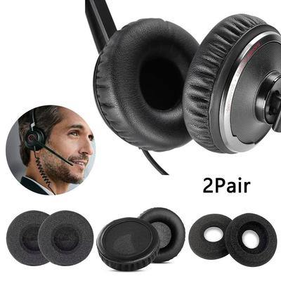2 Paar Ersatz-Schaumstoff-Ohrpolster Kissenbezug für Plantronics C3225 3220 320/3210 H251/261 Kopfhörer Headset Ohrpolster