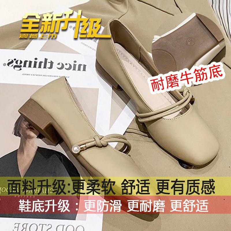 Mary Jane Fairy with Skirt Small Leather Single Shoes Girl 2025 New Spring and Autumn Evening Evening Gentle Evening Breeze Flat-bottomed Grandma Ladl