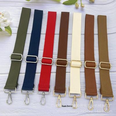 Lässige Crossbody-Handtasche aus einfarbiger Baumwolle mit verstellbaren Rückenträgern