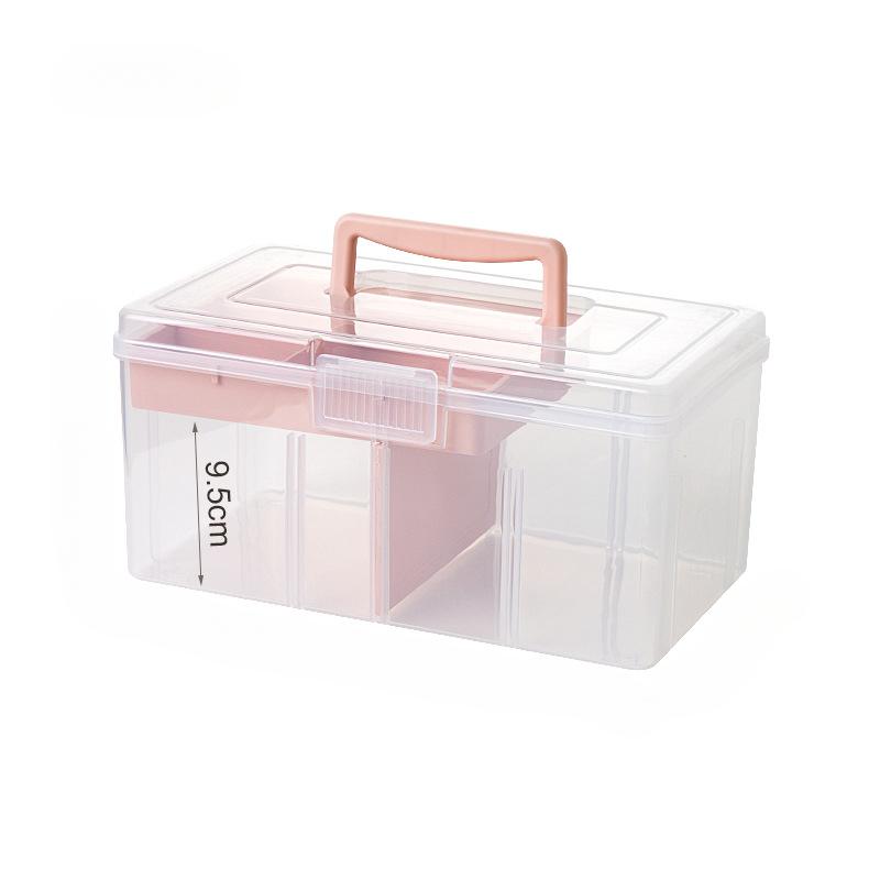 

Family Medicine Box Large Capacity First Aid Medicine Box Storage Box Mask Medicine Storage Box Tea Set Handheld Storage Box