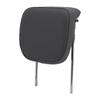 Car Seat Headrest Neck Support Memory Foam Adjustable Height PU Leather Black Replacement