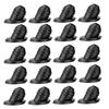 AEE2-100PCS 30 Degree Cable Railing Rubber Grommets For 1/8In 5/32In 3/16In Cables Metal Cable Railing Posts, Sleeves Grommet