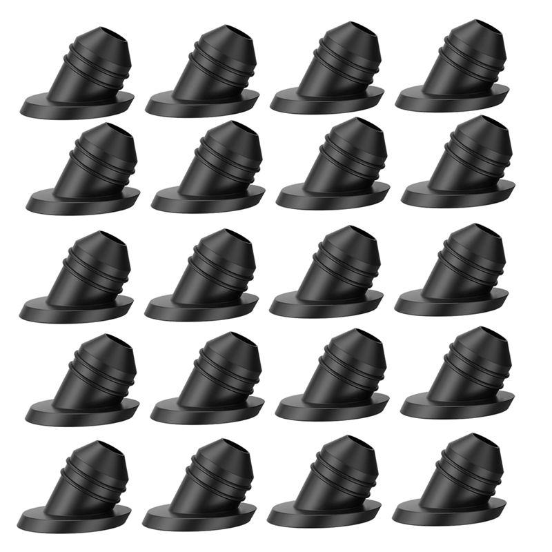 

AEE2-100PCS 30 Degree Cable Railing Rubber Grommets For 1/8In 5/32In 3/16In Cables Metal Cable Railing Posts, Sleeves Grommet чёрный