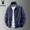PLAYBOY Men's Thin Casual Stand-up Collar Jacket