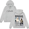 Sängerin Rosalia Lux Tour Album Print Hoodie Herren Damen Mode Vintage Sweatshirt Langarm Lockerer Pullover