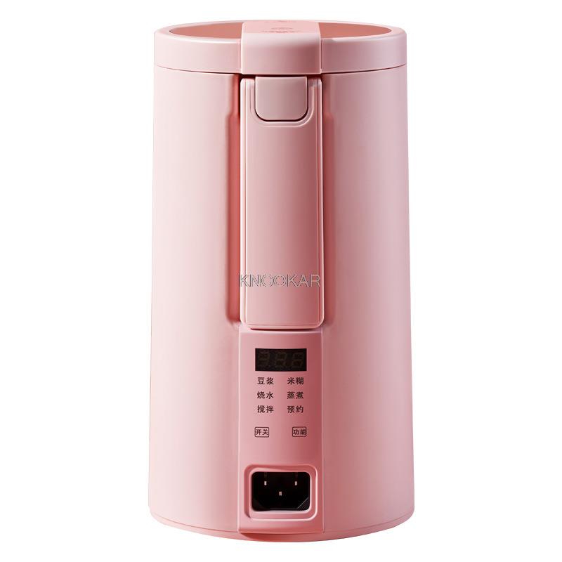 

Automatic Soymilk Machine Maker Multicooker 220V Mini Heated Soya-Bean Milk Juicer Blender Rice Paste Maker Household Food Mixer AU&220 V рожевий