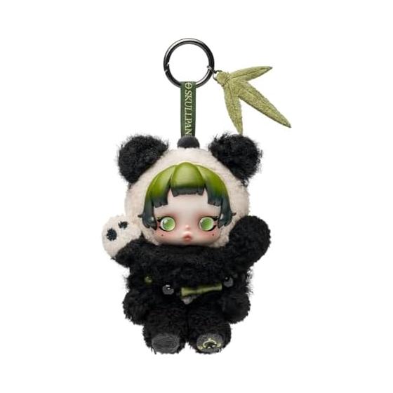 [POP MART Official Store] SKULLPANDA Lazy Panda Plush Pendant skullpanda Pop Mart Plush Doll Toy Soft Vinyl Doll Keychain Blind Doll Gift Oshikatsu