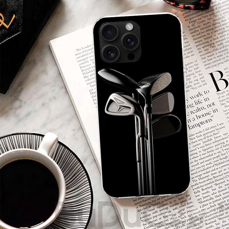 Modern Golf Sports Cover For iPhone 17 Air 16 16E 15 Pro Max 14 Plus 13 Mini Phone Case 12 11 7 8 SE Customized Print Shell 16 1