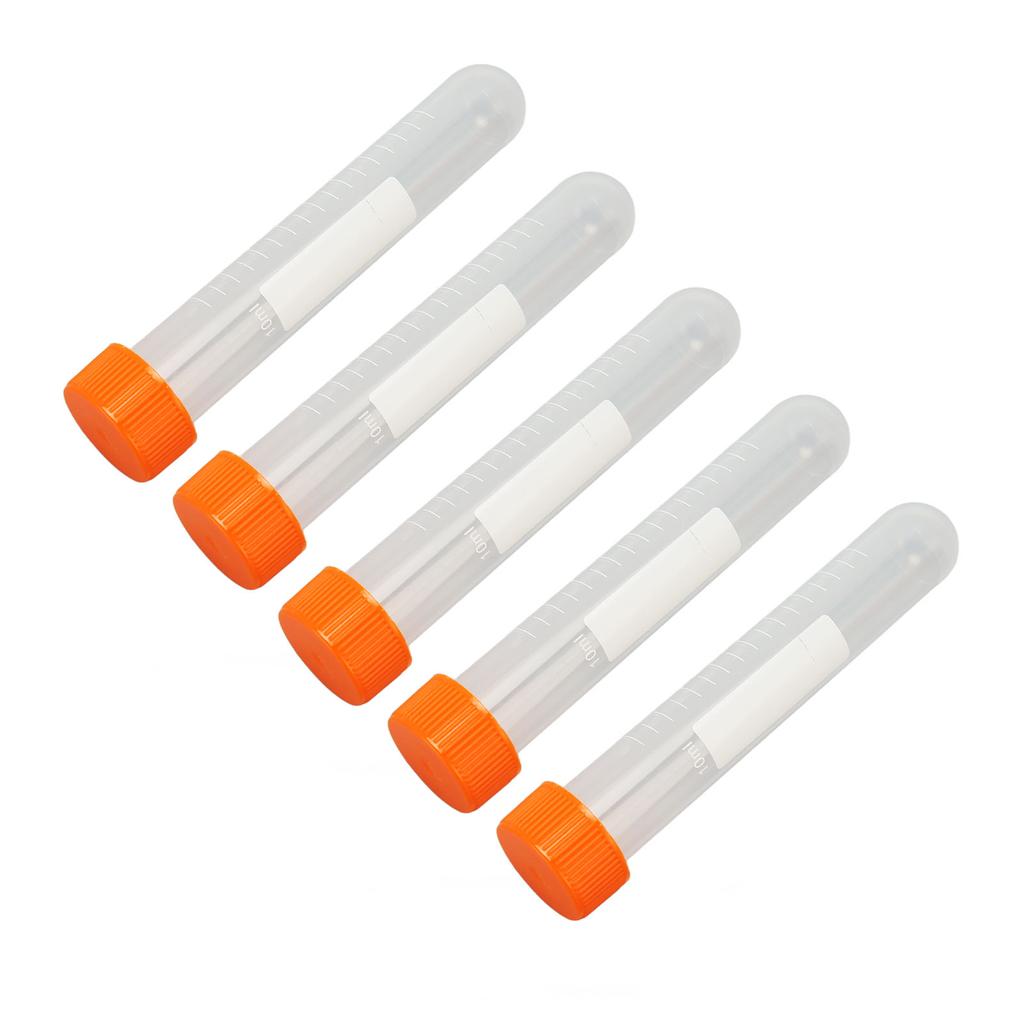 100 buc 10 ml tuburi de centrifuga cu capac, precise, clare, eprubetă centrifugă în spirală, sigure, pentru Sci