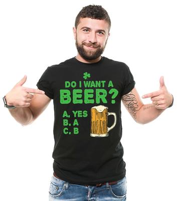 Men's Funny Beer Choice St Patrick's Day Tee Shirt Irish Holiday Tee