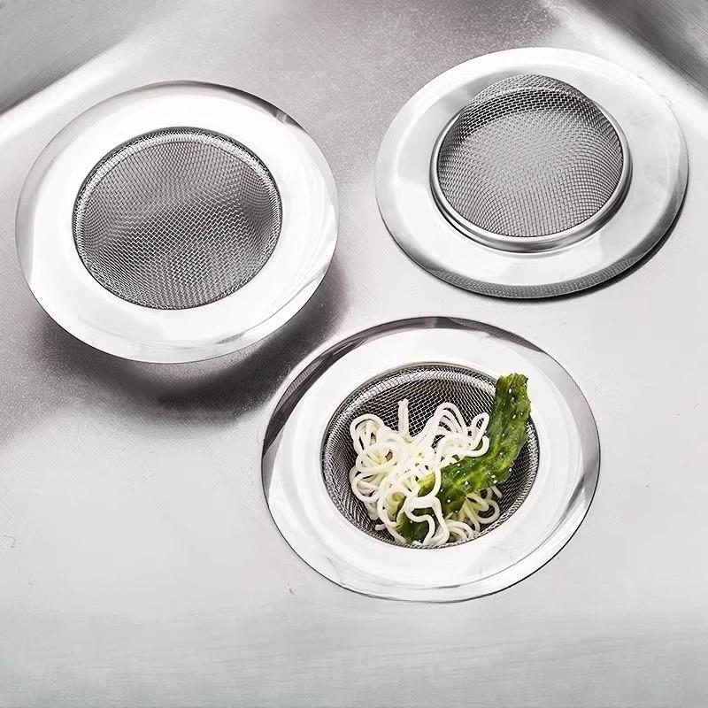 Stainless Steel Sink Filter Screen, Anti Blocking And Durable, Suitable For Vegetable Washing Basin, Water Tank, Sewer And Floor Drain, Universal