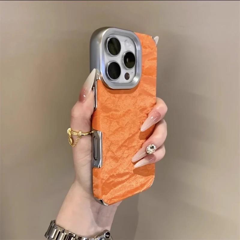Applicable To IPhone16PRO Velvet Snow Mountain Pattern Mobile Phone Case Apple 15 Creative High End 14 Drop Protection Case
