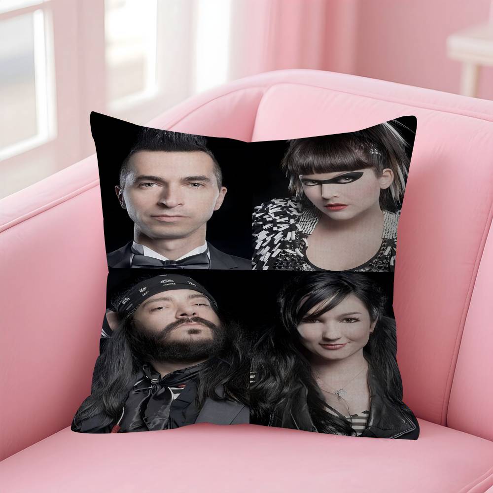 Famous Punk Bands MMindless Self Indulgence Pillow Cushion Cover Pillowcase Living Room Sofa Home Decor Customized