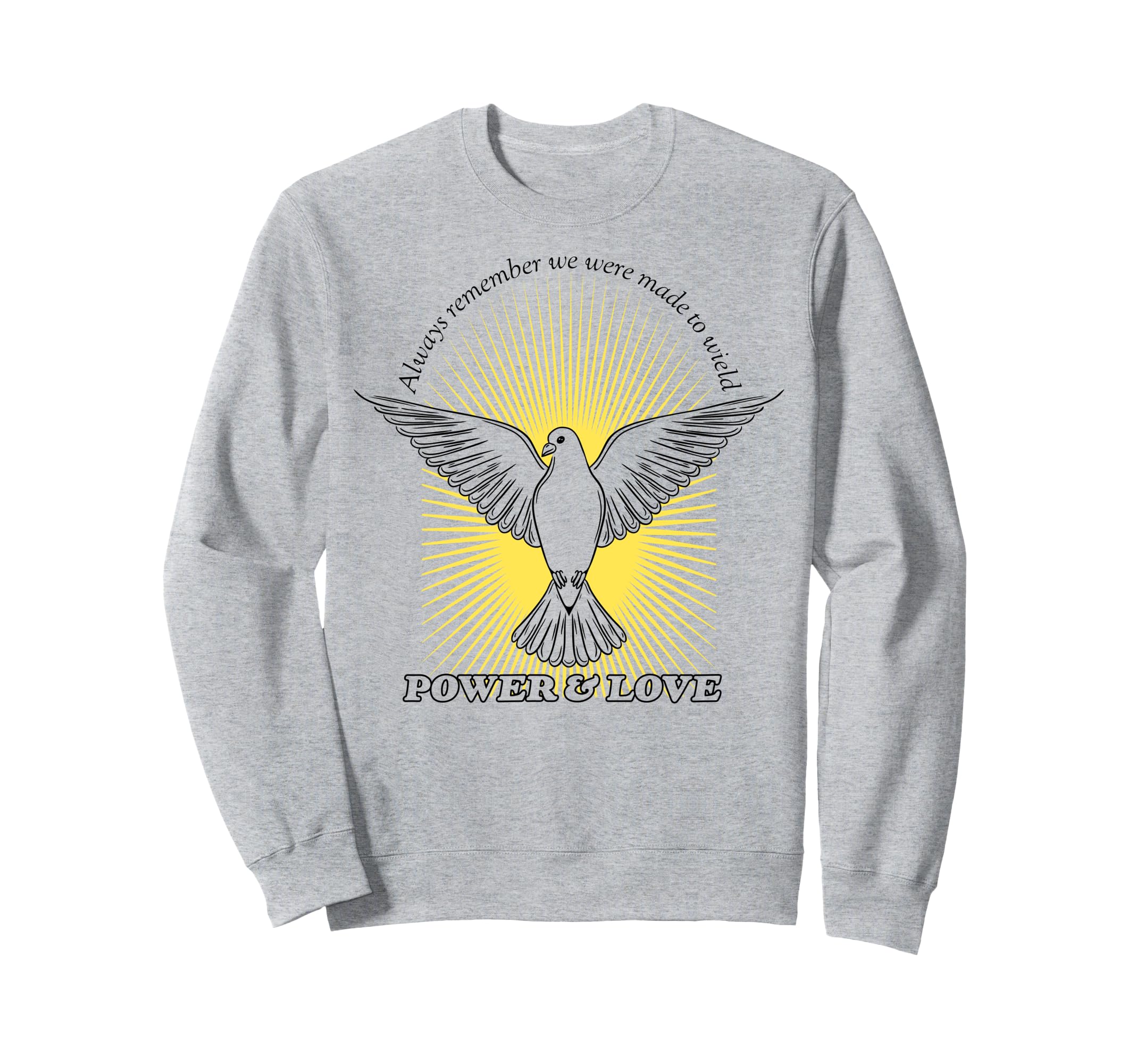 

Radiant Dove Graphic Apparel | Quote Art Aesthetic Sweatshirt
