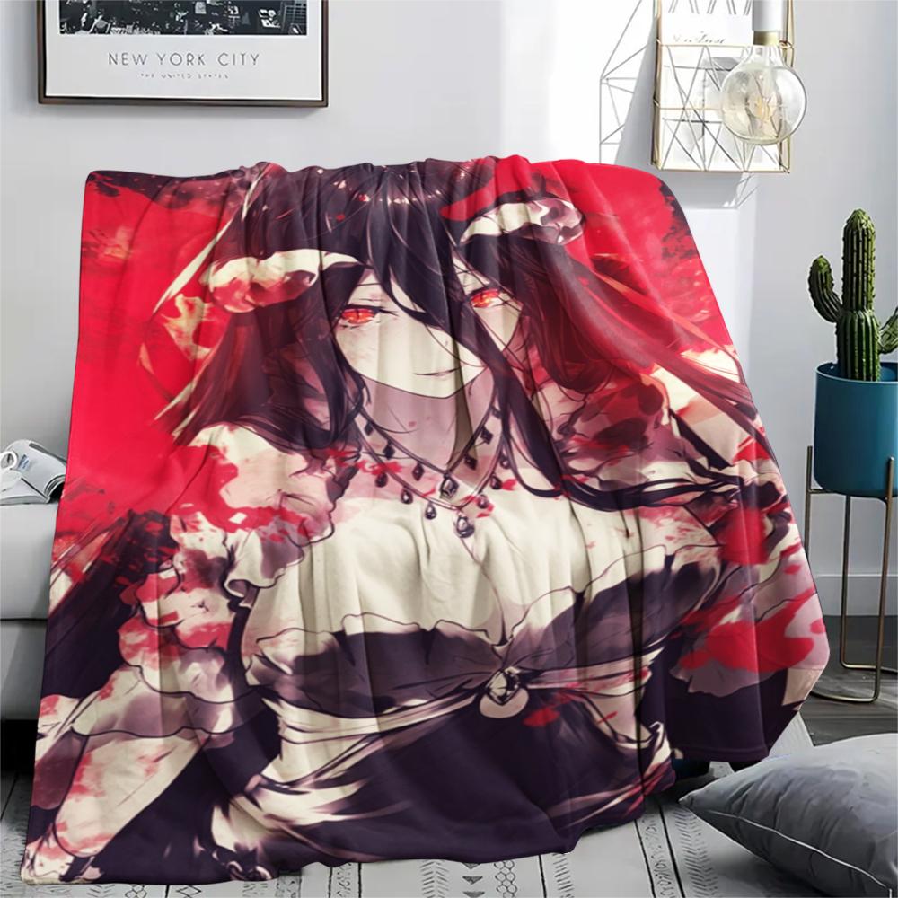 1PC Overload Print Flannel Blanket, High Quality Comfortable for All Seasons, Home Decor, Warmth and Comfort, Perfect for Christmas Gifts