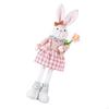 New 0Xxa Easter Rabbit Figures Adjustable Legged Easter Rabbit Figurine Home Ornament Decor
