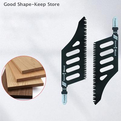 1Pc T142HB Jigsaw Blade Saw Blades T Shank Flush Cut Replaceable Jigsaw Blade Wood Fiberboard Blades High Precision Cut Tool