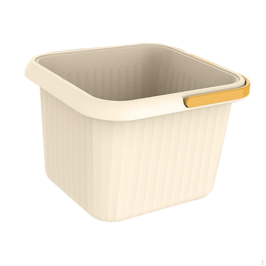 Fußbadewanne, Eimer Haushaltswanne Tragbar Robust Entspannend Heim-SPA-Massage