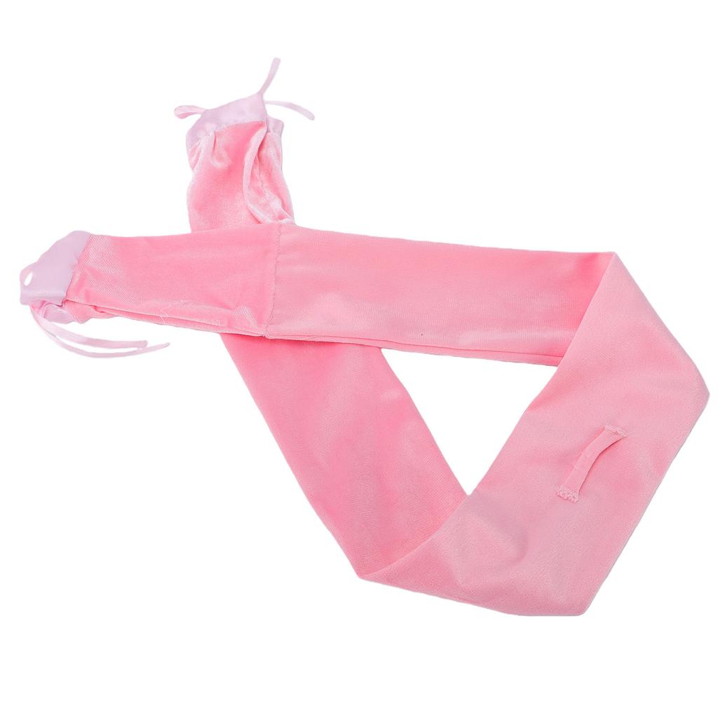 Heatless Curl Scrunchie for Sleeping Overnight No Heat Soft Waves Curler Curling Band for Long Hair Pink