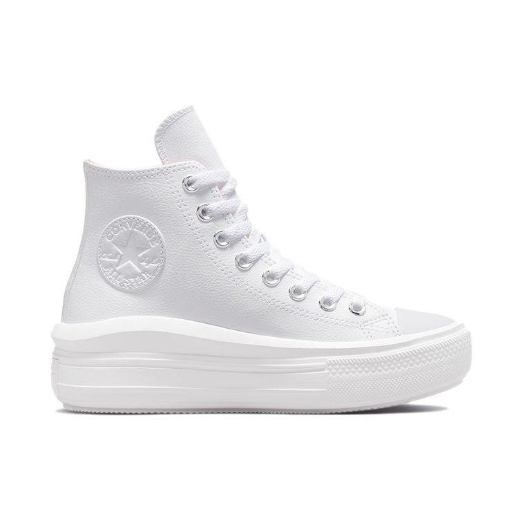 Converse Chuck Taylor All Star Move Scarpe High top in Tela Donna Neve 571622C