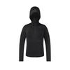 FILA Fitness Fashion Comfortable Simple Sports Training Slim Fit Hooded Knit Jacket Women jackets Black A51W621501FBK