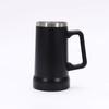 Large Capacity 24oz Brazilian Beer Mug, Insulated Stainless Steel with Double Layer Vacuum Handle