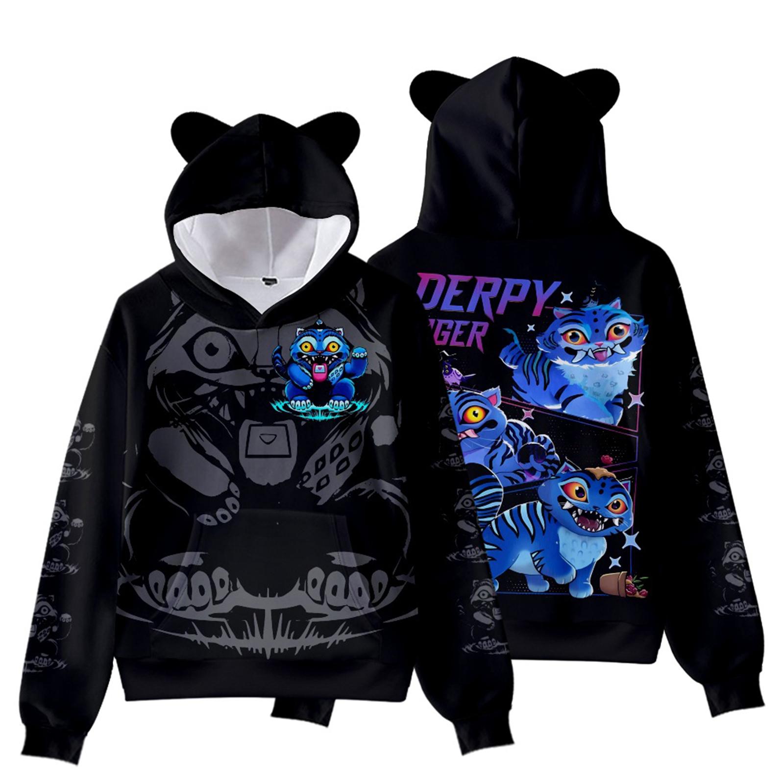 

Женский модный повседневный свитшот с длинным рукавом и принтом на шее L чёрный