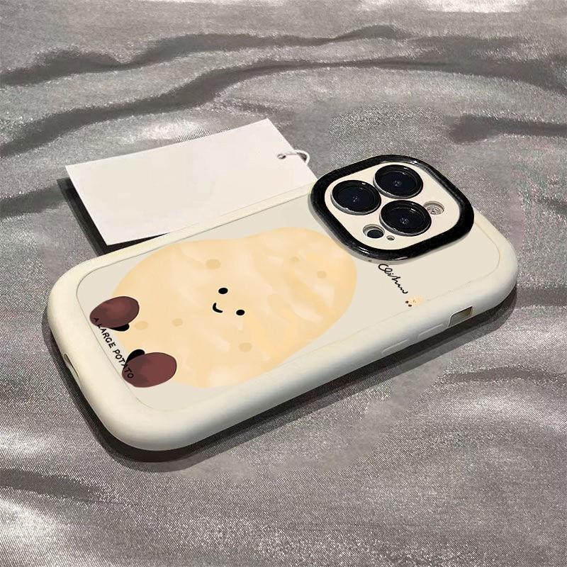 One Big Potato for 12 Apple 16promax Mobile Phone Case IPhone 15plus 13 Protective Case Xs 14