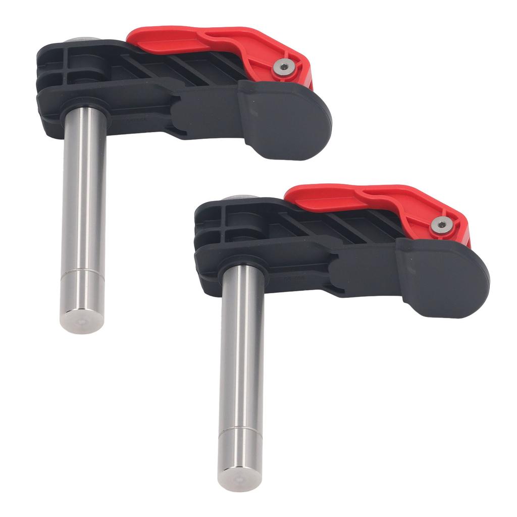 2PCS Woodworking Quick Press Stainless Steel Bench Dog Clamp Desktop Chute Clamp for Plate and