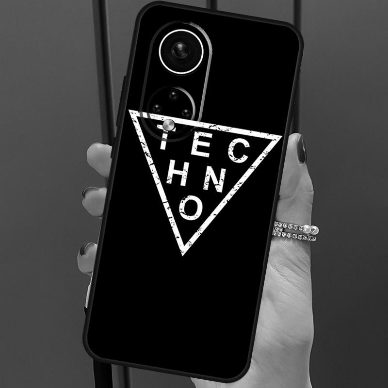Love Techno Music Quotes Case For Honor X8a X9a X7a X6a X7 X8 X9 X9b X8b Honor 90 70 50 10 Lite Magic 6 5 Pro Cover