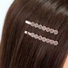 New Shiny Rhinestone Metal Hair Clips For Women Fashion Gold Silver Color Hairpins Girls Hair Accessories Hairgrips Jewelry
