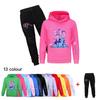 4838x Kids Girls Rumi Zoey Mira Print Hoodies Pants Trouser Clothes Set