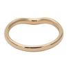 Used TIFFANY&Co. Ring Curved band EU#52 K18 Pink Gold/diamond 2.47g Pink gold 9PD