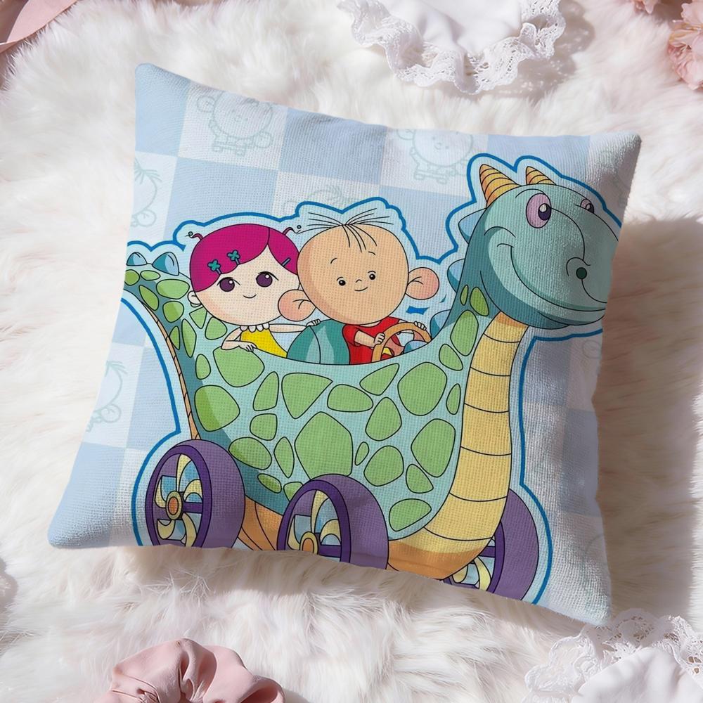 Cartoon B-Big Ear Tutu Cushion Cover Premium Comfort Reversible Pillow Cove -Two in One Design for Any Room & Car Interior
