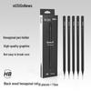 Deli NS722 HB Black Wood Pencils (10-Pack)