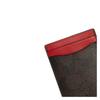 Coach Boxed 10 Classic Presbyopic Gift Box with Money Clip, Canvas and Leather Card Holder, Men's Model, Brown/red