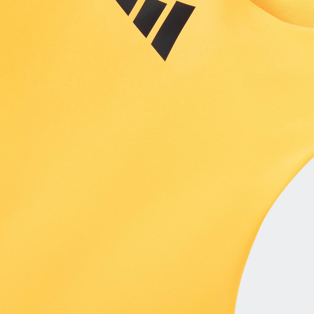 Adidas Solid Color Logo Sports Casual Vest Women Tops Light-Yellow IW3944