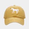 New Horse Embroidered Baseball Cap Women's Tide Casual Versatile Cap Men's Outdoor Sports Sun Hat